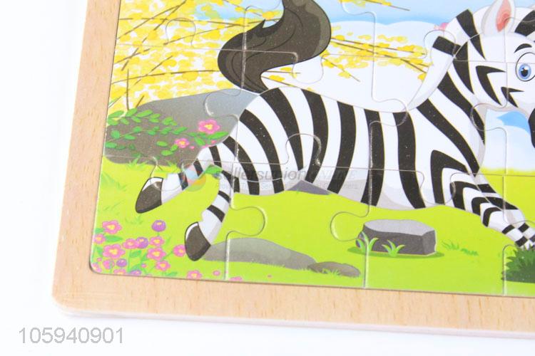 Reasonable Price Cartoon Wooden DIY Jigsaw Puzzle for Kids