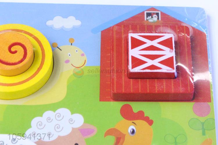 Promotional Item Educational Color Cartoon Toddlers 3D Jigsaw Puzzle