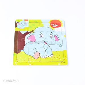 Factory Excellent Cartoon Elephant Toys Wooden Puzzle For Kids