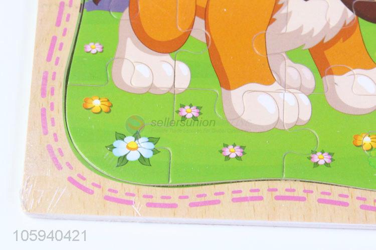 Promotional Wholesale Cartoon Animal Kids Cartoon Jigsaw Puzzle Toy