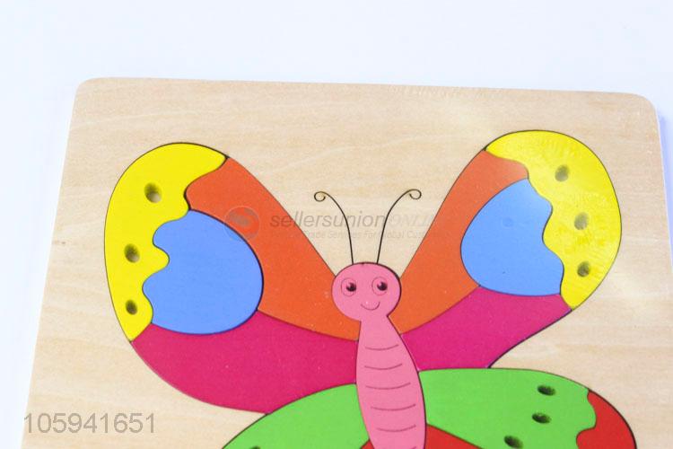 Suitable Price Children Butterfly Elephant Wooden Puzzle