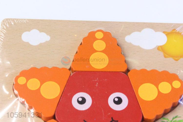 China Manufacturer Children 3D Cartoon Wooden Puzzle