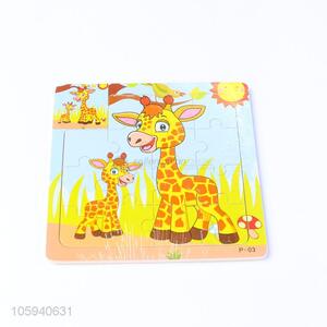 China Factory Cartoon Wooden Educational Toys Puzzle