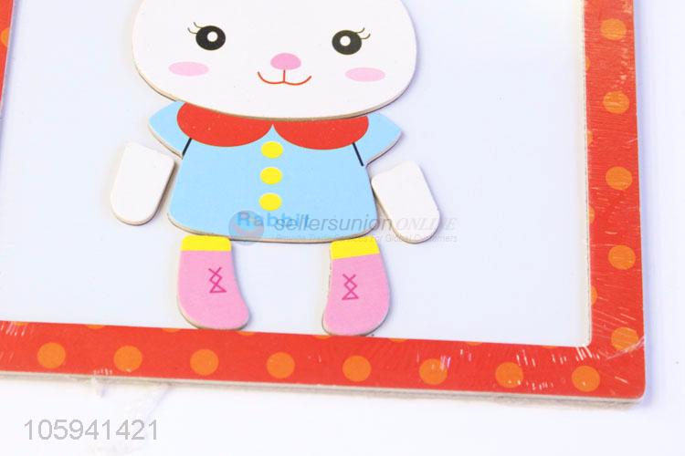 Very Popular Cute Wooden Magnetic Puzzle for Baby