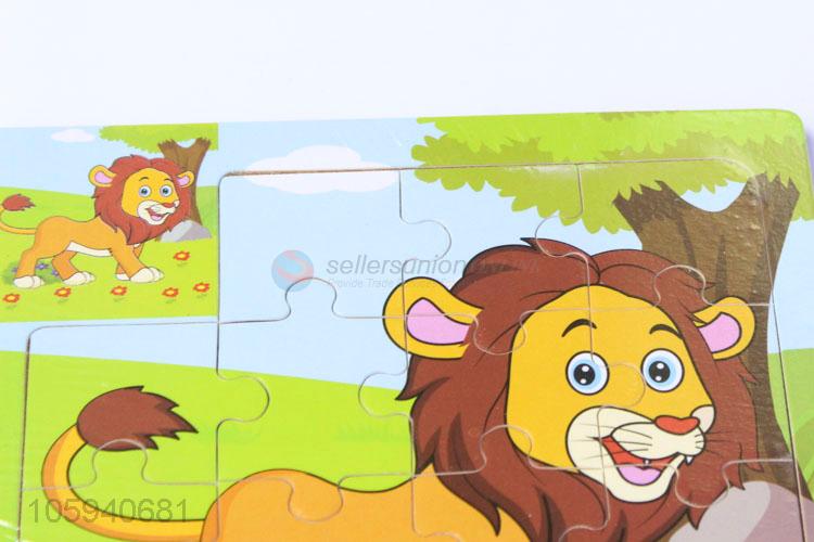 Advertising and Promotional Cartoon Wooden DIY Jigsaw Puzzle for Kids