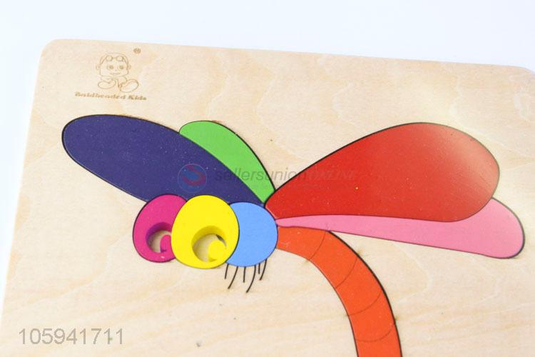 Hot Selling Cartoon Pattern Educational Wood  Puzzle for Baby