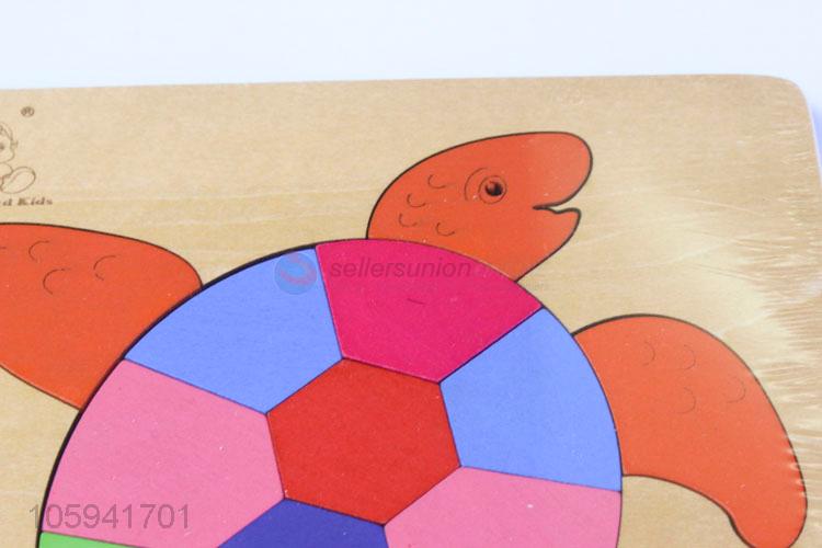 Top Selling Colored Turtle  Puzzle Wooden Toys Educational Wooden Puzzle