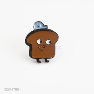 Superior Quality Cartoon Bread Shape Alloy Brooch