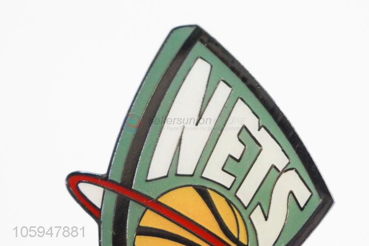 Wholesale Price Individuality Basketball Hoop Sporting Brooch