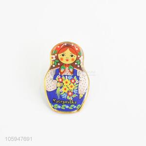 Low Price Painted Dolls Fashion Brooch