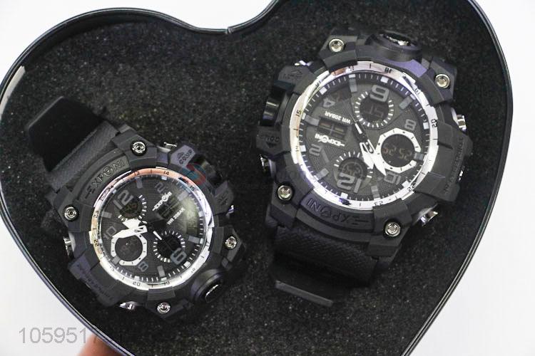 Popular Wholesale Fashion Simple Double Movement Watch