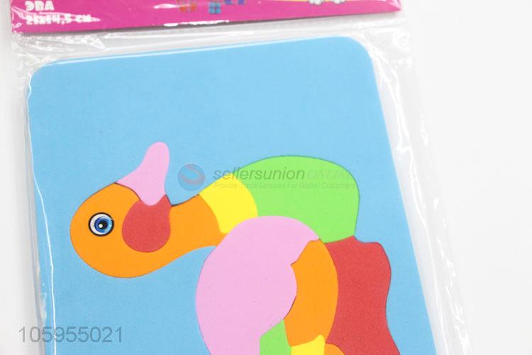 Cartoon Duck Educational DIY EVA Puzzle Toy