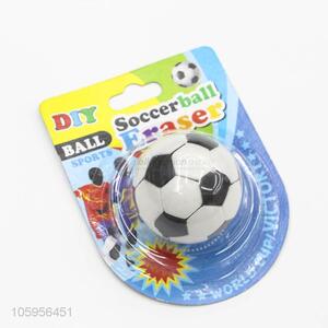 Top selling stationery products kids football shape eraser set