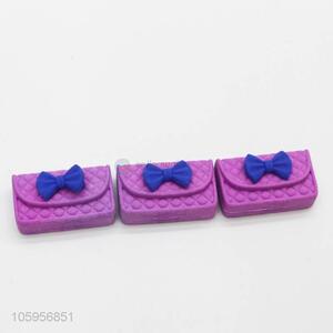 Manufacturer direct supply handbag shaped eraser for girl