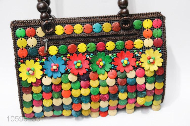 New Style Coconut Shell Flower Fashion Shoulder Bag