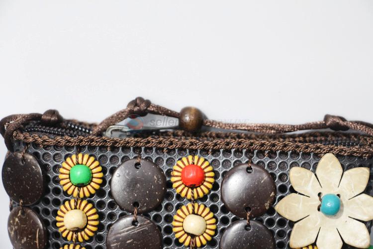 Good Quality Handmade Coconut Shell Accessory Messenger Bag