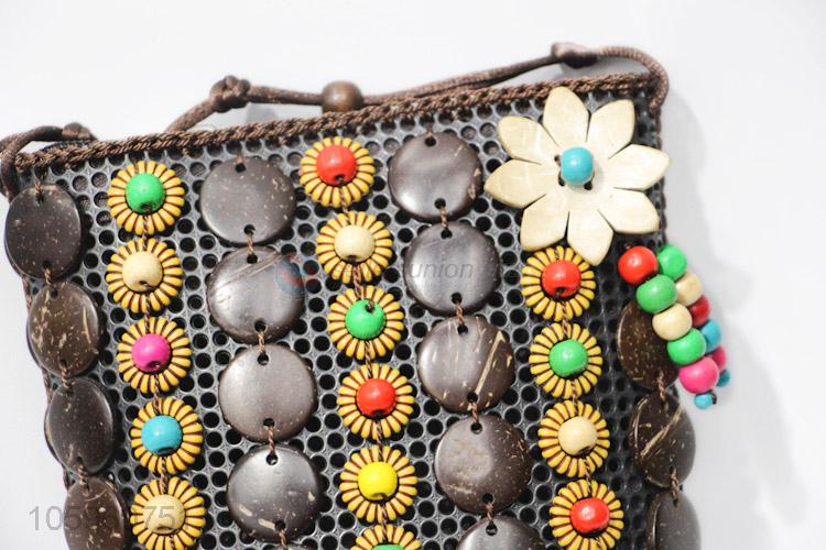 Good Quality Handmade Coconut Shell Accessory Messenger Bag