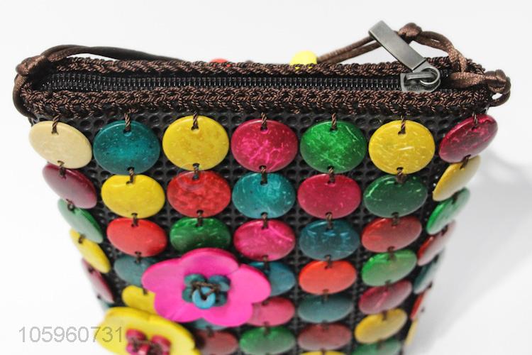 Creative Design Handmade Beads Messenger Bag