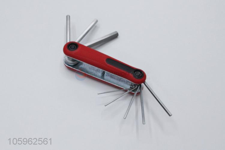 China manufacturer folding hexagon key set allen wrench set