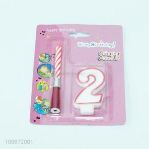 New Design 2 Pieces Birthday Candle Best Craft Candle