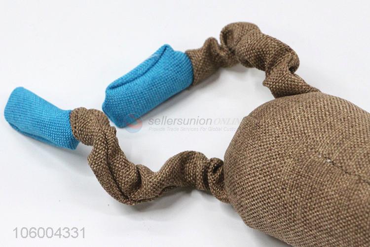 Wholesale linen bite resistant puppy toys dog toy