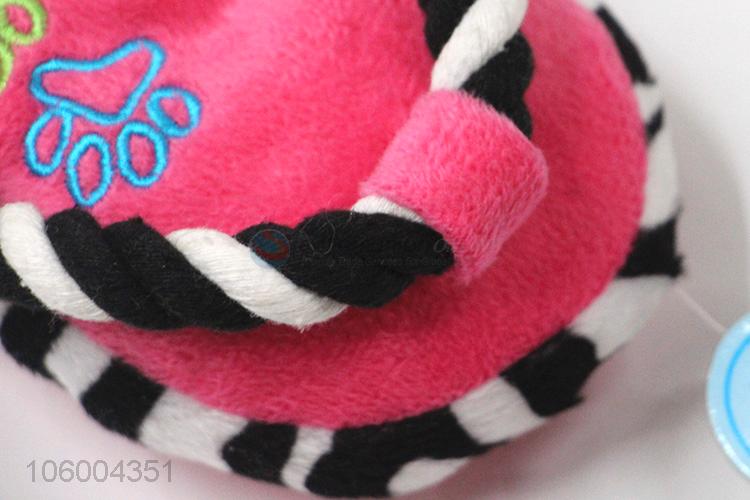 Wholesale pet plush toys flip flops pet toys