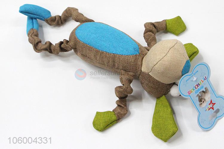 Wholesale linen bite resistant puppy toys dog toy