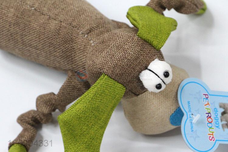 Wholesale linen bite resistant puppy toys dog toy