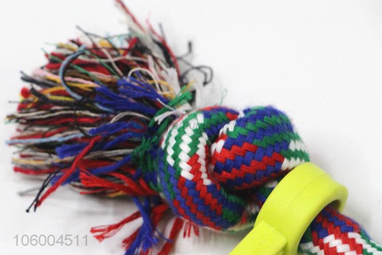 Pet dog rope toy with key teeth cleaning toys chew toys