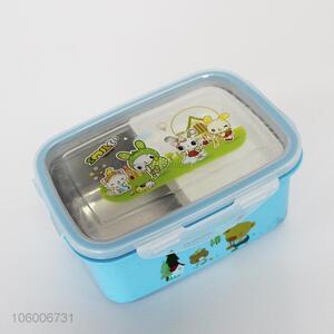 Wholesale stainless steel leakproof plastic food container thermal lunch box