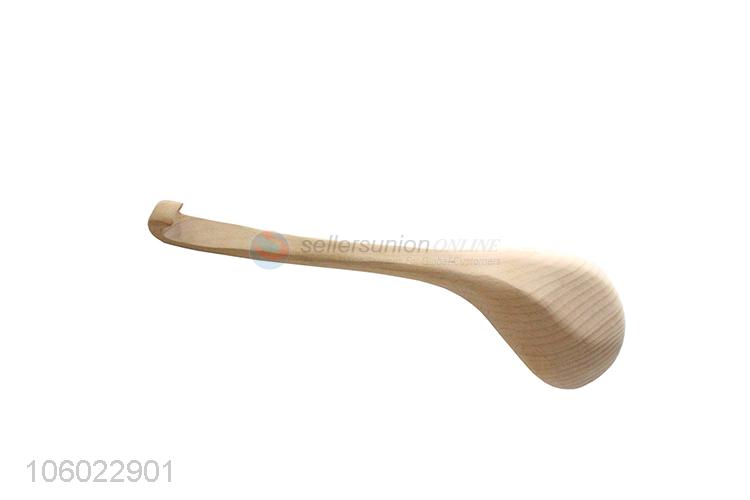 Unique Design Non-Toxic Wooden Oil Spoon With Hook