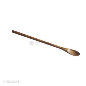 New Design Wooden Long Handle Coffee Spoon