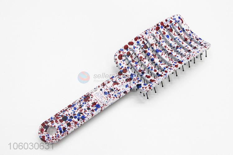 Fashion Colorful Plastic Arch Shape Massage Hair Comb