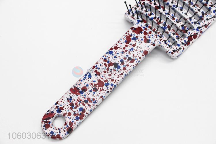 Fashion Colorful Plastic Arch Shape Massage Hair Comb