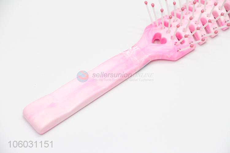 Fashion Plastic Hairdressing Comb Cheap Hair Brush