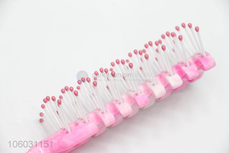 Fashion Plastic Hairdressing Comb Cheap Hair Brush