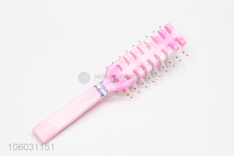 Fashion Plastic Hairdressing Comb Cheap Hair Brush