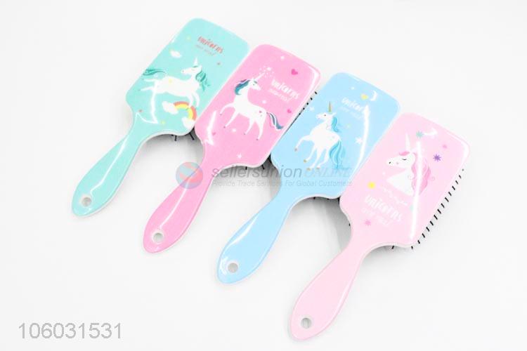 Custom Plastic Rectangle Hair Brush Best Hair Comb