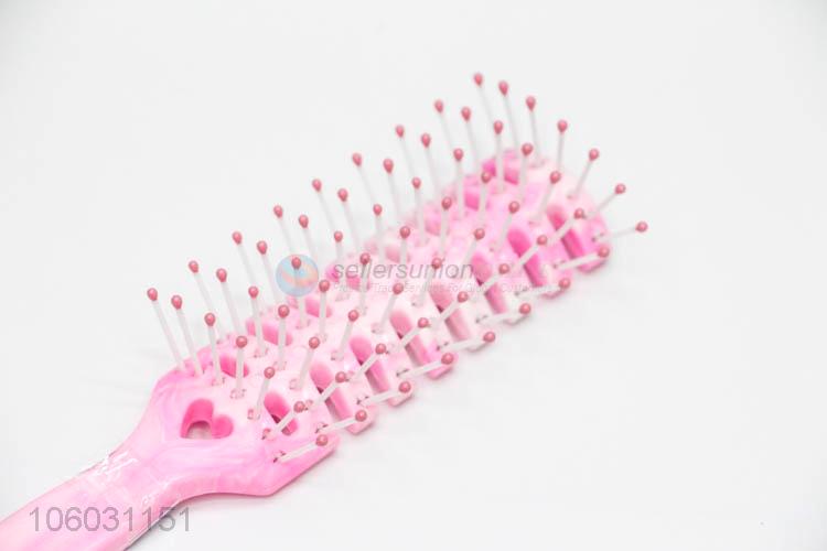 Fashion Plastic Hairdressing Comb Cheap Hair Brush