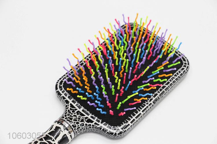 Newest Colorful Massage Hair Brush Plastic Hair Comb