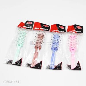 Fashion Plastic Hairdressing Comb Cheap Hair Brush