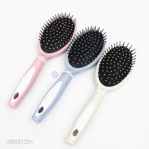 New Design Oval Plastic Massage Hair Brush