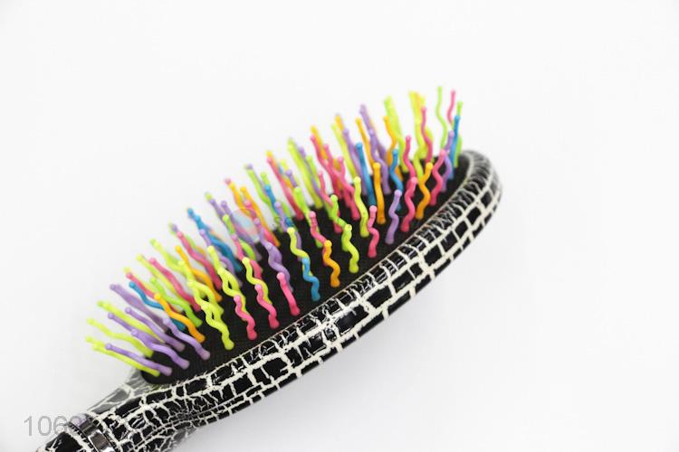 Factory Price Colorful Wave Massage Hair Comb Brush