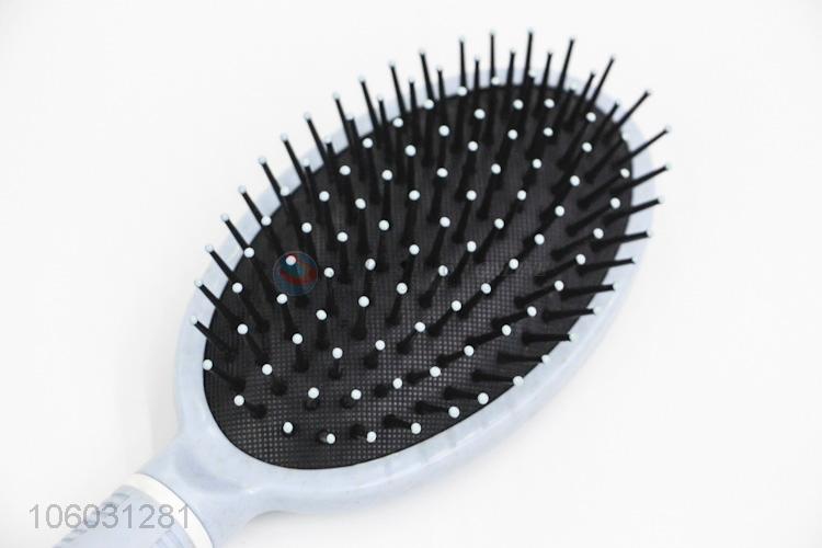 New Design Oval Plastic Massage Hair Brush