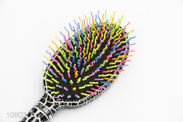 Factory Price Colorful Wave Massage Hair Comb Brush