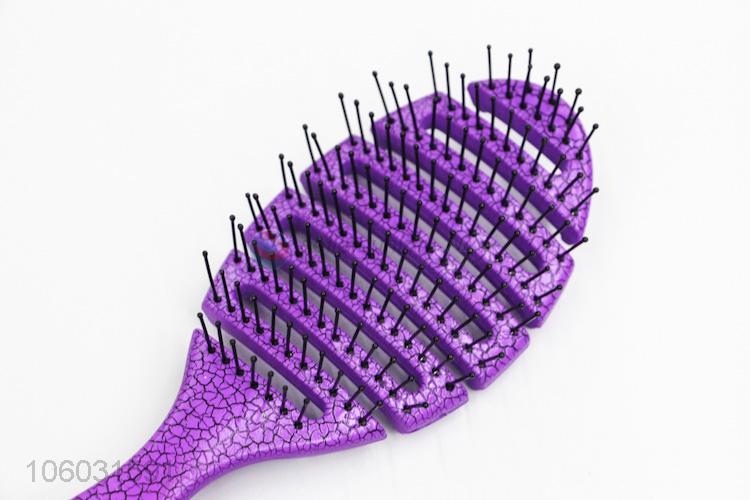 Unique Design Colorful Hair Brush Plastic Hair Comb