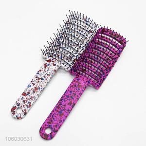 Fashion Colorful Plastic Arch Shape Massage Hair Comb