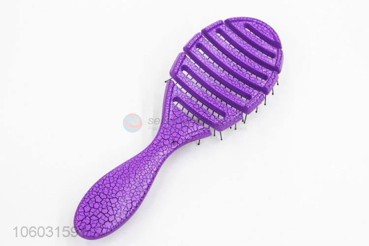 Unique Design Colorful Hair Brush Plastic Hair Comb