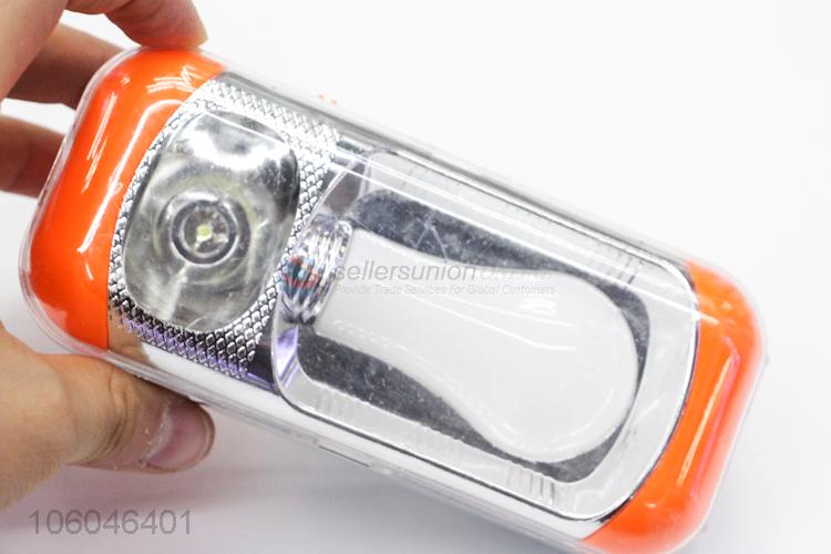 Emergency led light with dry battery cabin led flashlights