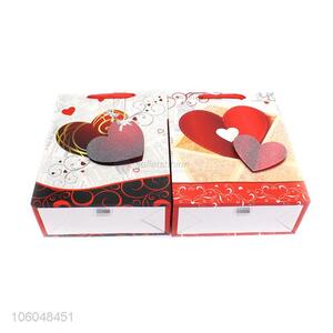 Hot Sale Heart Design Paper Gift Bag Present Bag